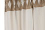 DKD Home Decor Ivory26 Cortina Beige Natural Poliester Algodon 260 x 140 cm (2 Unidades)