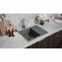 Stradour Fregadero Cubo 1C XS Gris hormigón