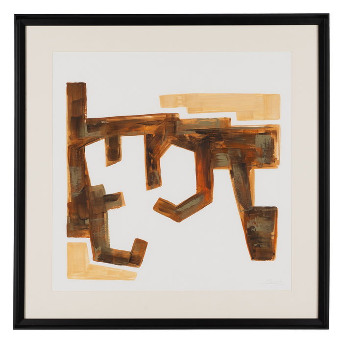 Cuadro Pintura Abstracto 2/M 70 X 70 cm (Set de 2)