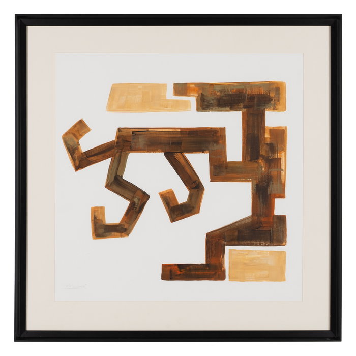 Cuadro Pintura Abstracto 2/M 70 X 70 cm (Set de 2)