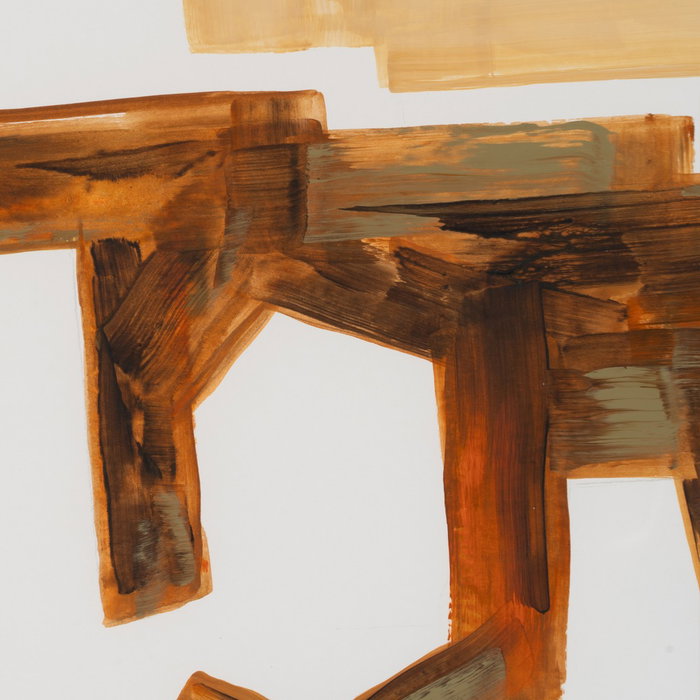 Cuadro Pintura Abstracto 2/M 70 X 70 cm (Set de 2)