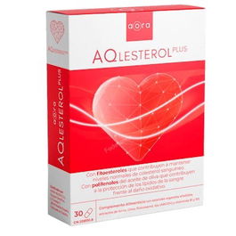 AORA Aqlesterol Plus 30 Cápsulas Suplemento para Colesterol y Protección Lipídica con Fitoesteroles y Aceite de Oliva