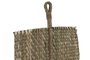 DKD Home Decor Decoración de pared Seagrass Paipai Natural y Crema 28x2x40 cm