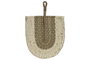 DKD Home Decor Decoración de pared Seagrass Paipai Natural y Crema 28x2x40 cm