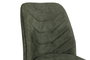Hanah Home Juego de Sillas Dallas 558 V2 Estilo Bohemio Terciopelo Verde Oscuro y Nogal Metal