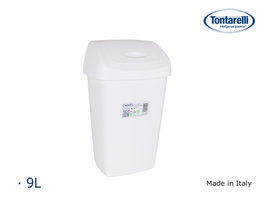 Inde Papelera Aurora con Tapa Basculante 9L (Pack de 12 Unidades)