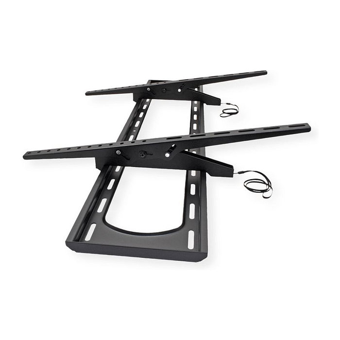 VALUE Soporte de TV para Pared Inclinable, 17.99.1225, Para Pantallas de 60 a 120 Pulgadas, Hasta 120 kg, Acero Negro