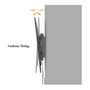 VALUE Soporte de pared para TV ajustable, 60-120 pulgadas, hasta 120 kg