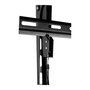 VALUE Soporte de TV para Pared Inclinable, 17.99.1225, Para Pantallas de 60 a 120 Pulgadas, Hasta 120 kg, Acero Negro