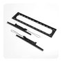 VALUE Soporte de TV para Pared Inclinable, 17.99.1225, Para Pantallas de 60 a 120 Pulgadas, Hasta 120 kg, Acero Negro