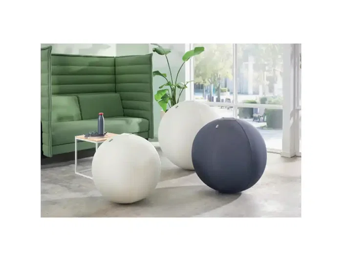 Leitz Balón de Asiento Active 75 cm Antideslizante Gris Oscuro