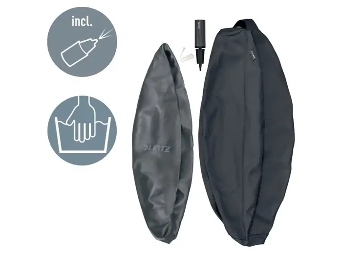 Leitz Balón de Asiento Active 75 cm Antideslizante Gris Oscuro