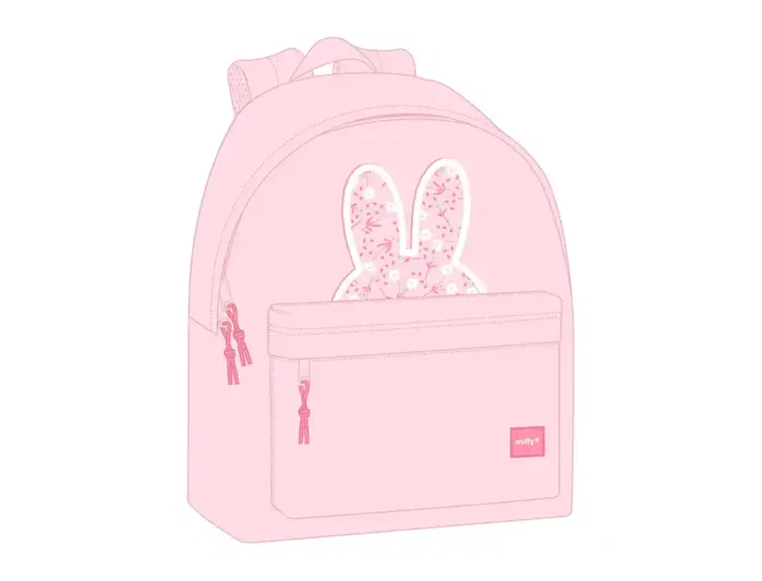 Safta Mochila Miffy Flores 33x42x15 cm