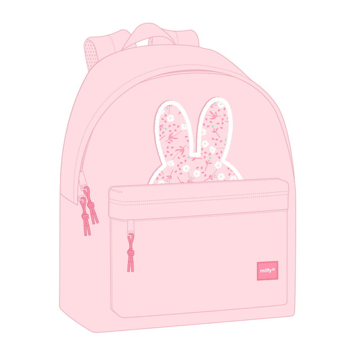 Safta Mochila Miffy Flores 33x42x15 cm
