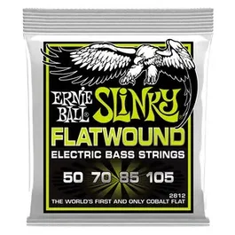 Ernieball Juego Cuerdas Bajo Eléctrico Entorchado Plano Slinky Regular 50-105