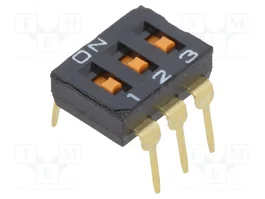 Aratas (Formerly Omron Components) Interruptor DIP-SWITCH de 3 secciones