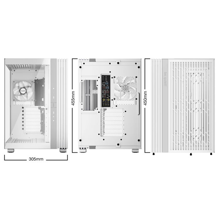 Be Quiet! Light Base 600 LX - Caja PC Mid-Tower ATX - Color Blanco