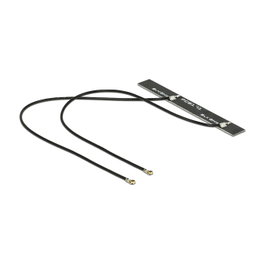 DeLOCK 89454 Antena WLAN Doble MHF IV 5 dBi 2x150mm PCB Interna 802.11ac