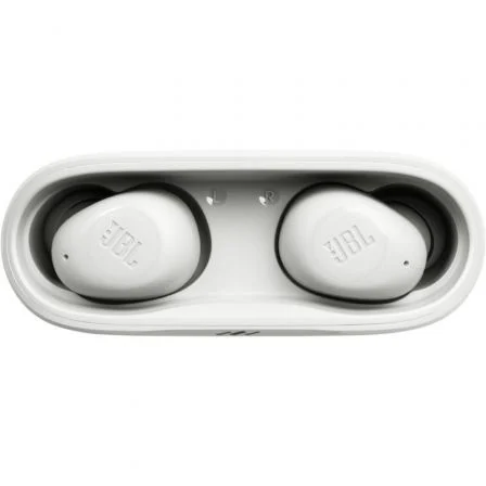 JBL Wave Buds Auriculares In-Ear Inalámbricos Bluetooth 5.2 Sonido Deep Bass 32h Autonomía IP54 Resistentes al Agua Blancos