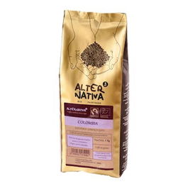 Café 100% Arábica Colombia Grano 1Kg Orgánico