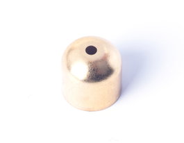 Innspiro Capuchón metálico dorado 8x8mm, 10 unidades