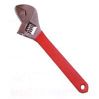 LAMS Llave Inglesa Ajustable Mango Rojo 8 pulgadas