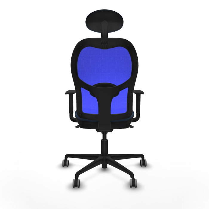 PIQUERAS Y CRESPO Silla de oficina Jorquera con mecanismo sincro, Azul