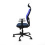PIQUERAS Y CRESPO Silla de oficina Jorquera con mecanismo sincro, Azul