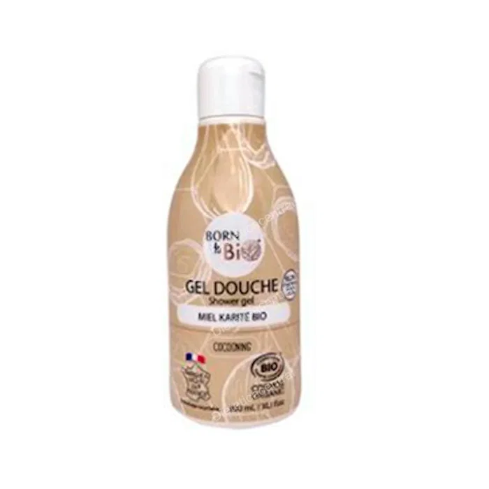 BORN TO BIO Gel de Ducha con Miel y Manteca de Karité Bio, 300 ml BORN TO BIO Gel de Ducha con Miel y Manteca de Karité Bio, 300 ml