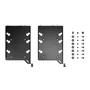Fractal Design FD-A-TRAY-001 Kit de Bandeja HDD Tipo B - Paquete de 2 - Marco de Instalación Universal para Discos Duros 2.5 y 3.5" - Negro/Acero - Compatible con Define 7/XL