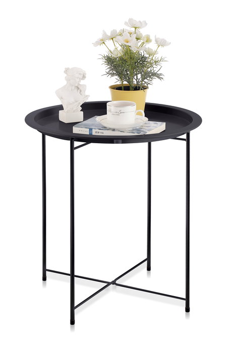 Confortime Mesa Auxiliar Metal 46.8 cm L 50.5 cm A 46.8 cm H 2.7 cm (4 Unidades)