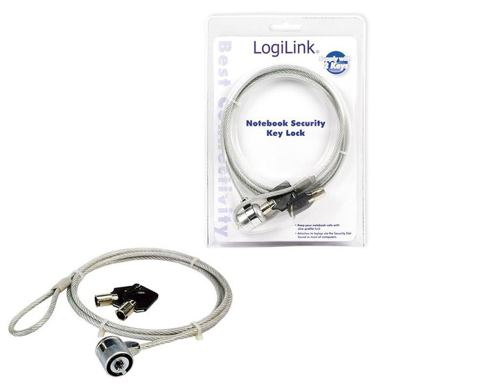 LogiLink Notebook Security Lock, 1.5mNotebook Security Lock, 1.5 m LogiLink Notebook Security Lock, 1.5mNotebook Security Lock, 1.5 m