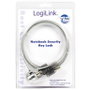 LogiLink Seguridad para Notebook con Cable de 1,5 m