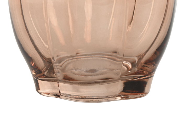 DKD Home Decor Jarrón de Cristal Ámbar 16x16x26 cm