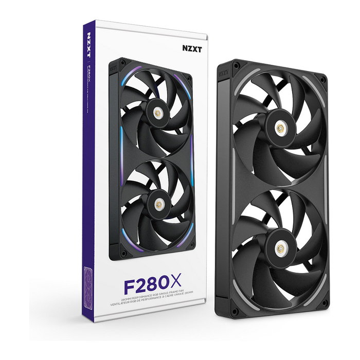 NZXT F280X RGB Single-Frame Negro