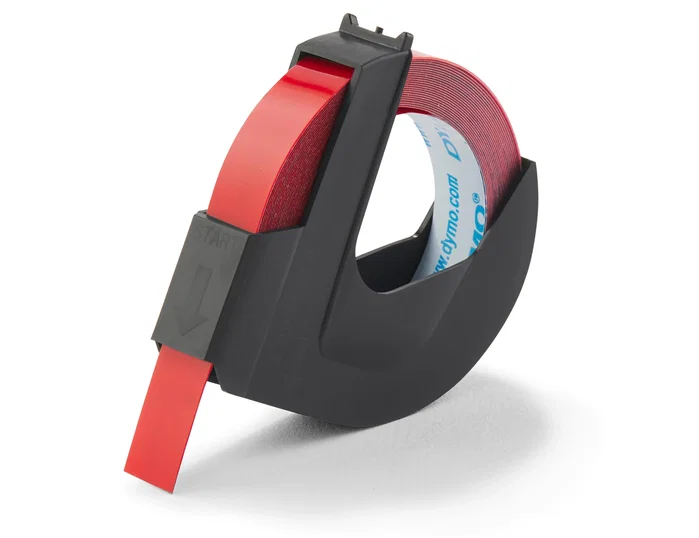 DYMO 520102 Etiqueta Autoadhesiva Rectángulo Desmontable Rojo