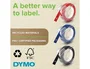 DYMO 520102 Etiqueta Autoadhesiva Rectángulo Desmontable Rojo