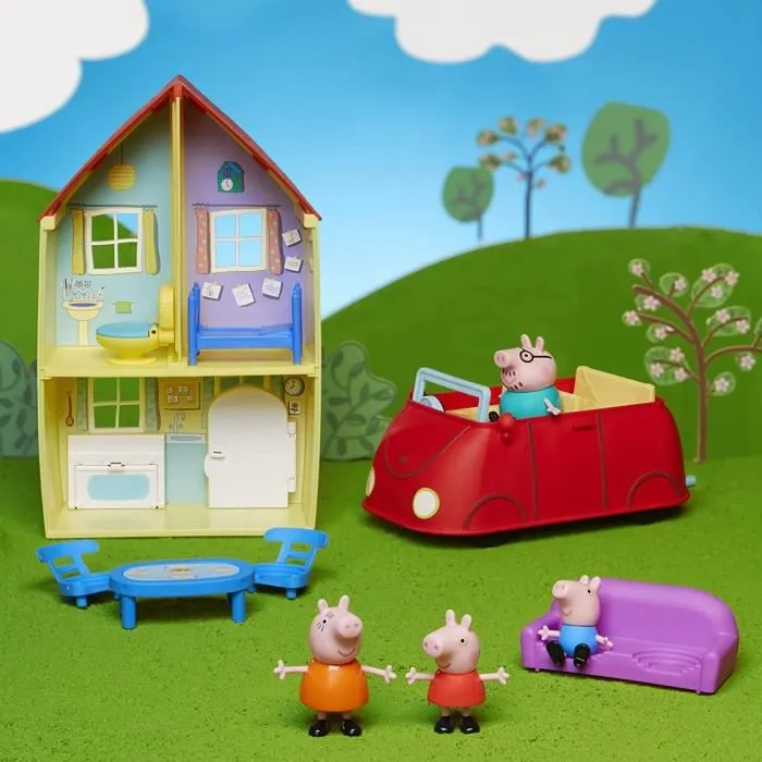 Peppa Pig Casa de Peppa y su Familia PEP5010993930203 Juguete para Niños de 3 Años con Accesorios Peppa Pig Casa de Peppa y su Familia PEP5010993930203 Juguete para Niños de 3 Años con Accesorios