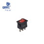 GSC Evolution Bolsa 5u Interruptor SPST ON/OFF con luz 6A-10(4)A Negro