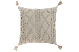 DKD Home Decor Cojín de Poliéster y Algodón Crudo 45x8x45 cm