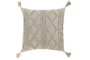 DKD Home Decor Cojín de Poliéster y Algodón Crudo 45x8x45 cm