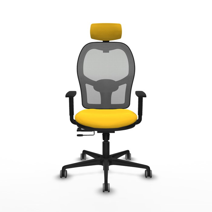 PIQUERAS Y CRESPO Silla de oficina Jorquera Amarillo/Gris PIQUERAS Y CRESPO Silla de oficina Jorquera Amarillo/Gris