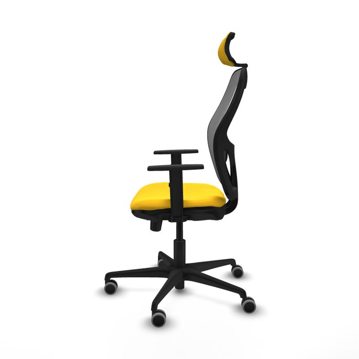 PIQUERAS Y CRESPO Silla de oficina Jorquera Amarillo/Gris PIQUERAS Y CRESPO Silla de oficina Jorquera Amarillo/Gris