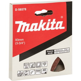 Makita Hojas de lija delta para madera K40