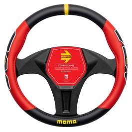 Momo Funda de Volante Fun Black-Red 38-39cm