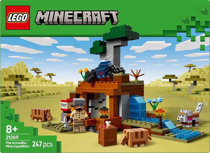 LEGO Minecraft Juego de Construcción 21166 Expedición a la Mina del Armadillo