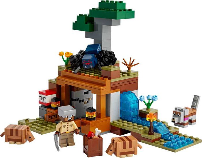 LEGO Minecraft Juego de Construcción 21166 Expedición a la Mina del Armadillo