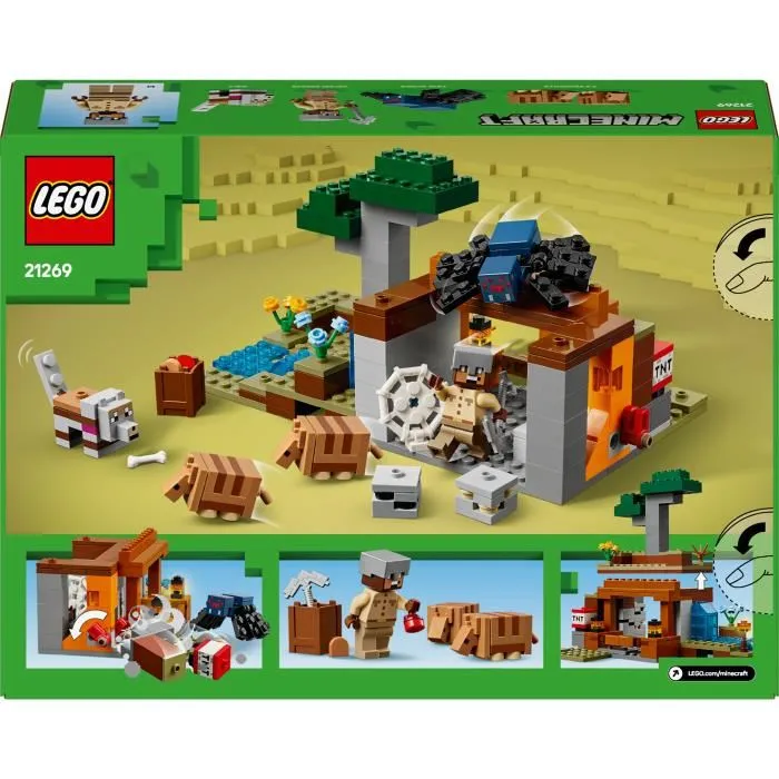 LEGO Minecraft 21269 La Expedición a la Mina del Armadillo