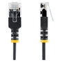 StarTech Cable Ethernet Cat6a Ultrafino 1 m Negro U/UTP