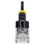 StarTech Cable Ethernet Cat6a Ultrafino 1 m Negro U/UTP